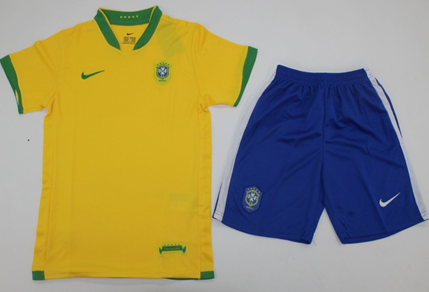 Brasil 1a Equipación 2006 - NIÑOS